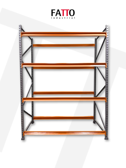 Mini Porta Palete Alt 2,0m · Larg 1,8m · Prof 0,6m